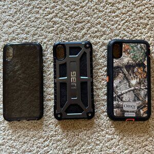 Three (3) iPhone XS phone cases